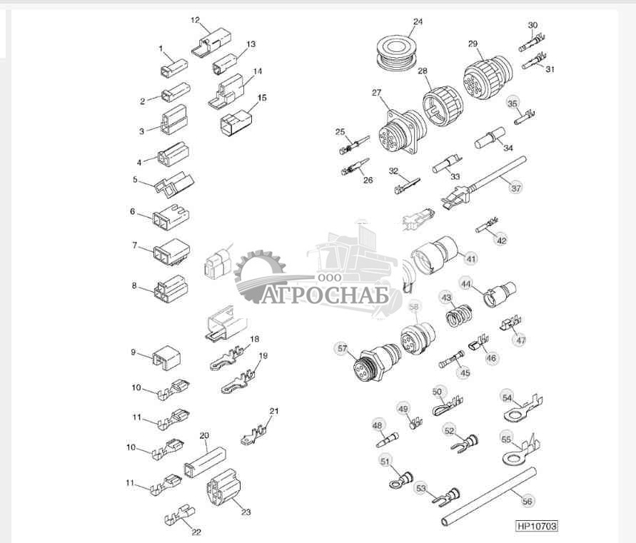Комплект для обслуживания электрических разъемов 
